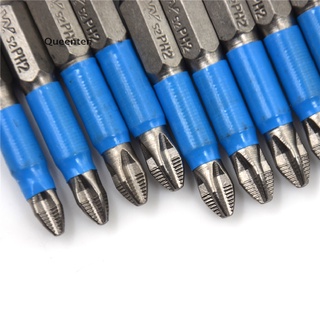 Queenten mới 1 pc 1/4 "hex từ tính không chống trượt tầm xa tua vít điện bits ph2 chiều dài 50mm dụng cụ điện một mặt