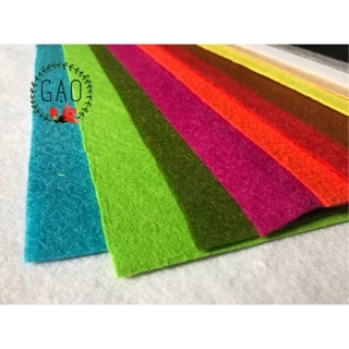 Vải nỉ cứng (vải dạ) khổ 90*90 cm diy trang trí tiệc sinh nhật noel handmade sách vải cho bé