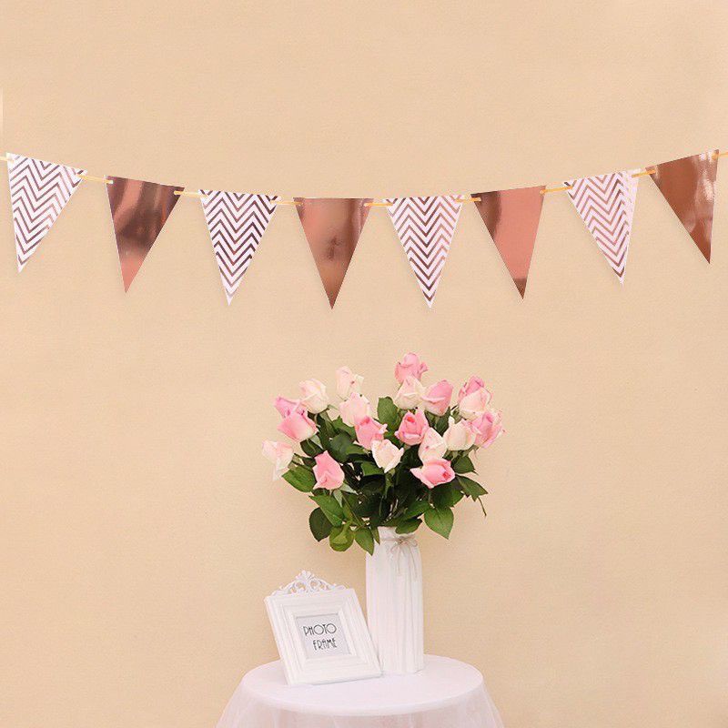 Dây banner tam giác trang trí sinh nhật, sự kiện - Kem Shop K171