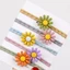 Set 100 Dây buộc tóc hoa cúc nhiều màu sắc hot trend HaminStore