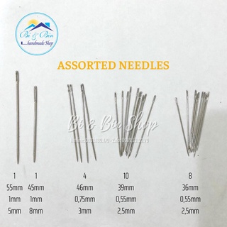 Hộp 24 Kim ASSORTED NEEDLES Kim Thêu Đa Năng Nhiều Kích Cỡ Dễ Sử Dụng Thêu Thùa May Vá