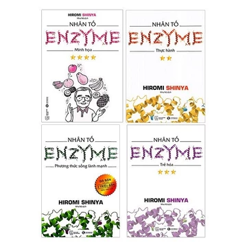 Sách Nhân Tố Enzyme (Bộ 4 Cuốn Khoa học Ăn uống lành mạnh và chữa lành cơ thể ) - Thái Hà Books