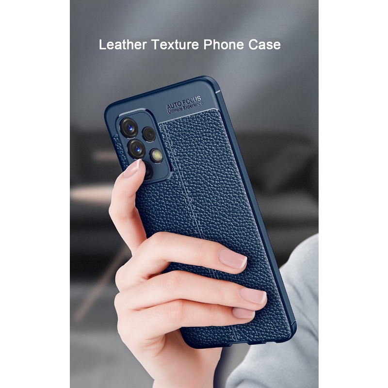 Dành Cho Samsung Galaxy A53 A33 A23 5G Slim TPU Da Họa Tiết Bao Da Chống Trầy Xước Chống Sốc