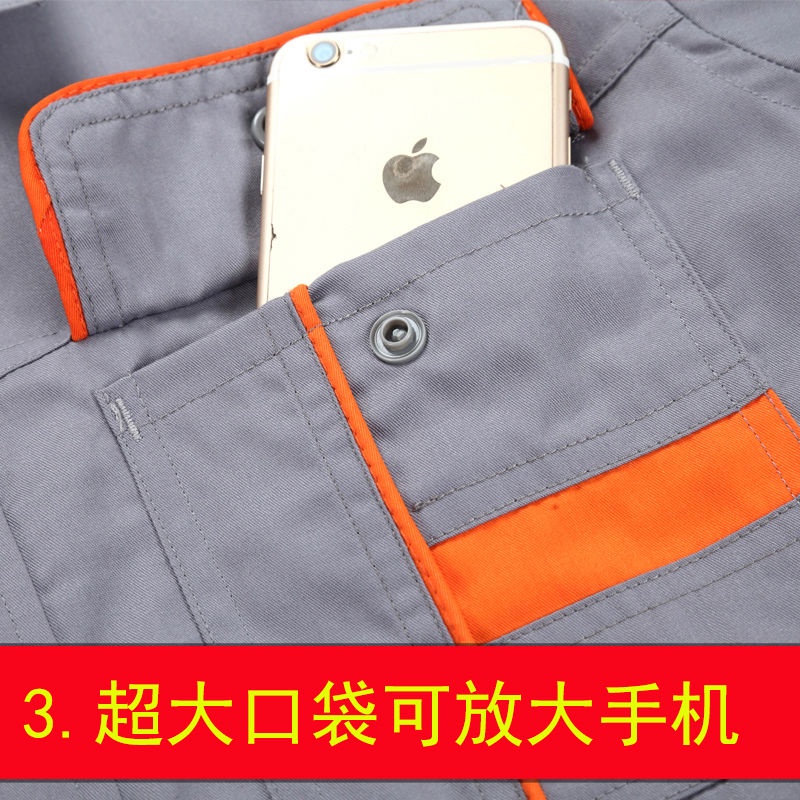 Quần áo lao động nam bảo hộ chống mài mòn, phù hợp với áo sơ mi/quần tây