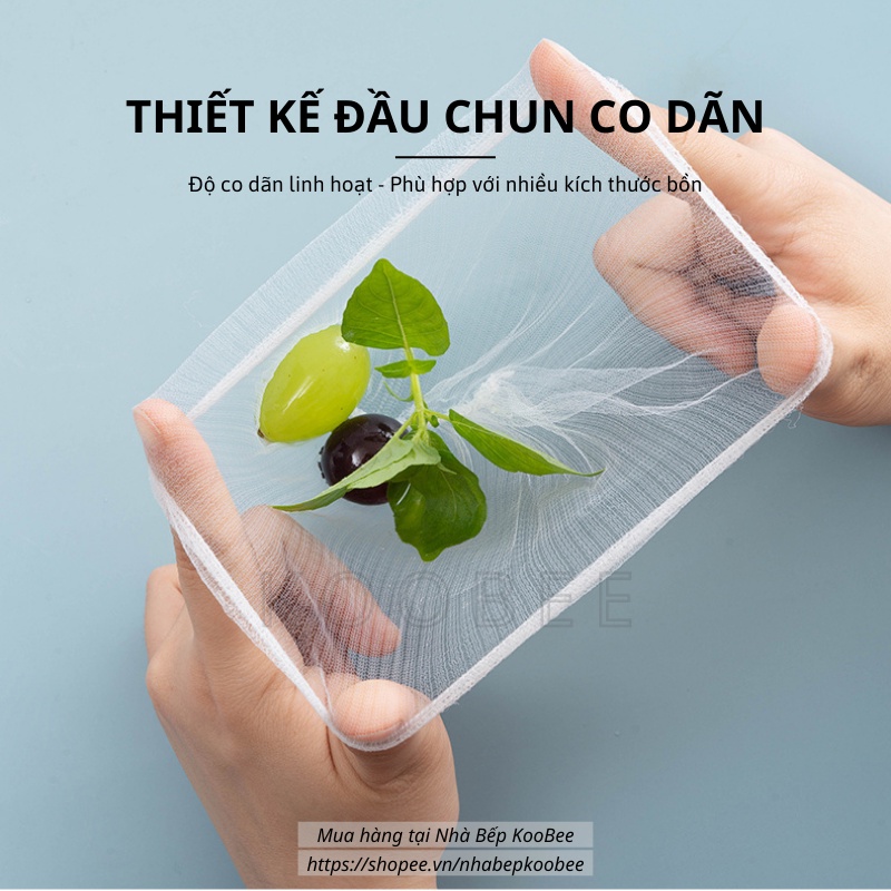 Túi Lọc Rác Bồn Rửa Chén KOOBEE – Lưới Siêu Dai, Đầu Chun Co Giãn Chống Tắc Nghẽn | CSNC01