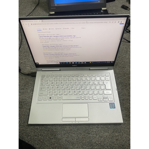 laptop 2 in 1 nec vk23 i5 6200u ram 8gb ssd 256gb màn fullhd siêu nét