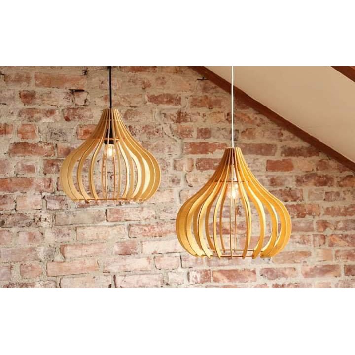 Đèn Gỗ DIY 133 trang trí nội thất ,cửa hàng