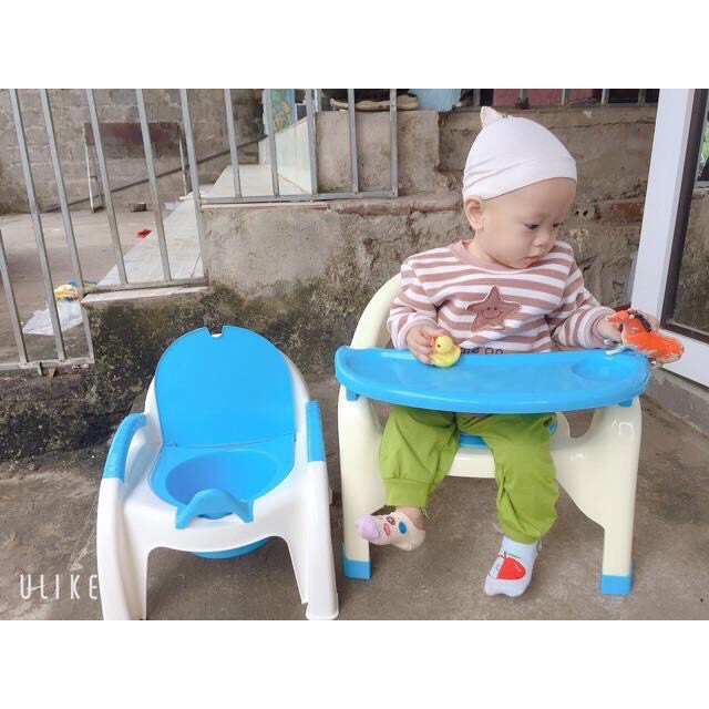 Ghế ăn dặm , bô Việt Nhật có đệm êm mông có còi chíp tạo vui nhộn [GIÁ SỈ]