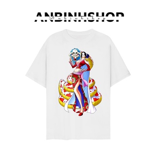 [Người Yêu LUFFY Boa HanCock] Áo thun, áo phông nam nữ unisex hình Boa Hancock anime hoạt hình ONEPIECE LUFFY M494 DH
