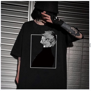 Tokyo Ghoul Áo Thun Cổ Tròn Ngắn Tay Anime Nguyên Tố