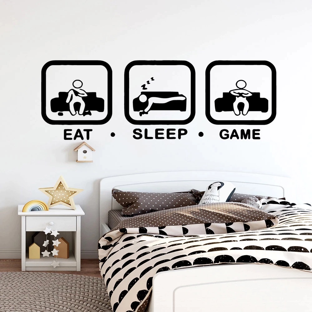 Decal trang trí tiệm game, tặng động lực cho game thủ cày top (P2)
