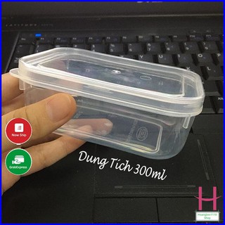 Hộp Nhựa Trữ Đông có nắp Cao Cấp 300ml { H }