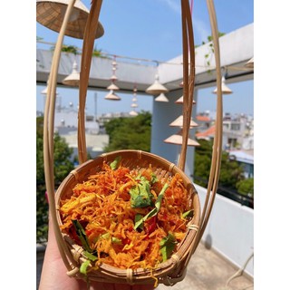[THUYTIENFOOD] Khô Gà Lá Chanh – Hũ/Túi 500gr – Ăn Vặt Ngon – Snack Giàu Đạm, Cay Thơm Đậm Vị