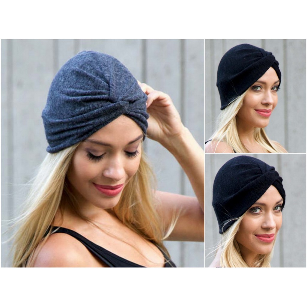 Cotton Cross Indian Beanie Cap Chemo Hat Khăn xếp ngủ cho bệnh nhân ung thư