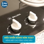 Bếp gas âm 2 gas Malloca GHG 732A NEW - Kính cường lực, Mâm đốt Somipress Ý - Bảo hành 3 năm — ảnh 4