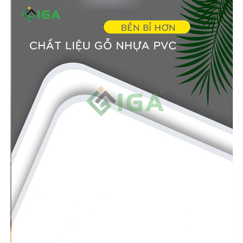 Ảnh Kệ đựng mĩ phẩm 2 tầng IGA họa tiết hiện đại - IG408 3