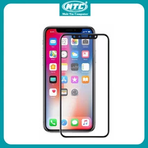 Kính cường lực Full màn hình Sư Tử 9D cho các dòng iPhone từ 6 đến 14 Pro Max (Full hộp)