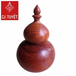 Hộp Đựng Tăm Hồ Lô Gỗ Hương Tiện Nuyên Khối