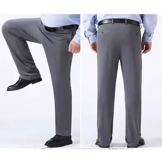 Quần Tây Đen Cỡ Lớn 50-150KG Thời Trang Công Sở Lịch Lãm Cho Nam