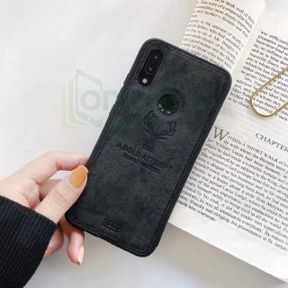 Ốp điện thoại bọc vải họa tiết hươu dành cho Xiaomi Redmi 9 9C 9A Note 8 7 6 5 Pro K20 Mi 9T