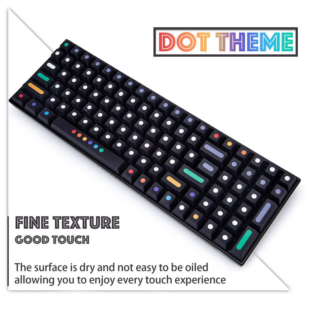 Cherry Profile 128 Keys PBT keycap Dye Thăng hoa ANSI Layout Keycap cho ...