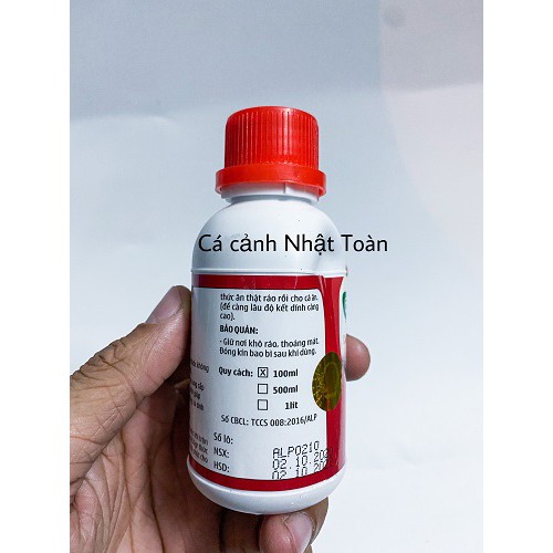 CHẤT KẾT DÍNH THỨC ĂN GELL BEST CHO CÁ CẢNH 100ML