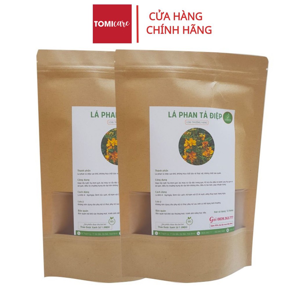 [Mã BMTTC60K giảm đến 60K đơn 50K] Lá phan tả diệp sấy khô thượng hạng JINDO 1kg hỗ trợ táo bón nhuận tràng, giảm cân