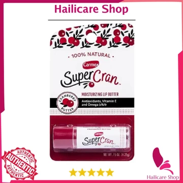 [Nhập Mỹ] Thỏi son Dưỡng Môi Carmex SuperCran Lip Butter