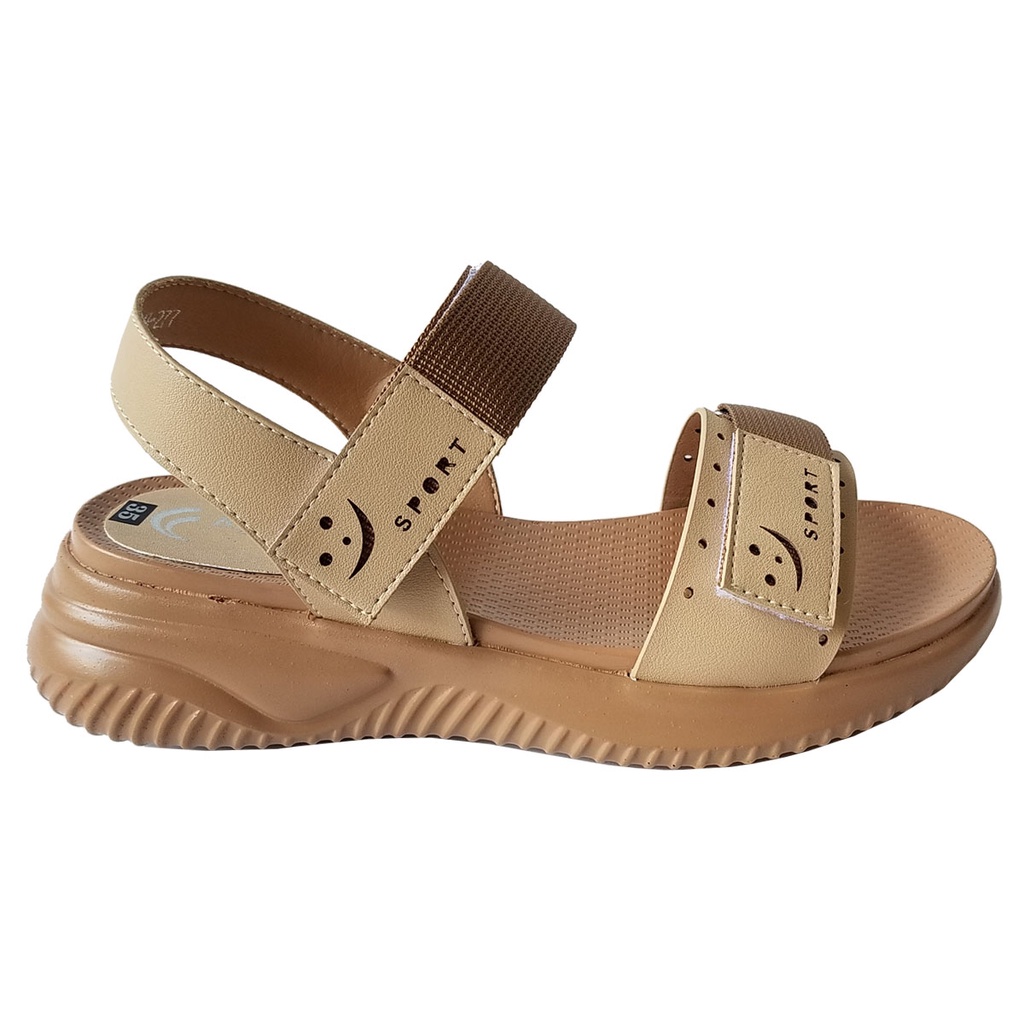 Giày sandal nữ cao cấp BIGGBEN cao 4,5cm HKD522