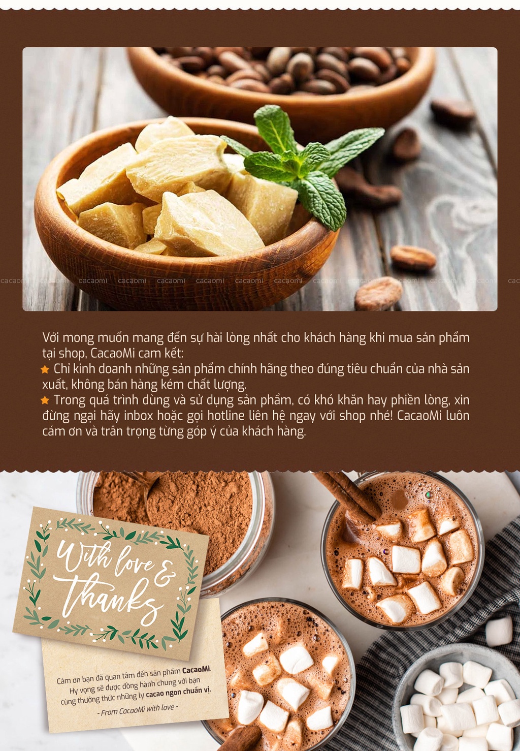 Mô tả Bơ cacao nguyên chất từ hạt ca cao làm bánh socola chocolate, ăn chay CacaoMi Cocoa Butter 250g/500g - 5