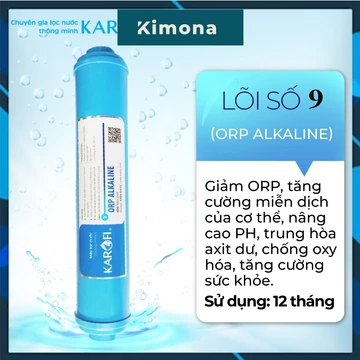 Lõi lọc nước số 9 orp alkaline karofi --- Lõi ORP Karofi