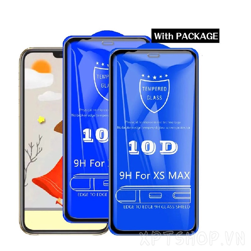 Dành Cho iPhone 15Series 10D Kính Cường Lực Tương Thích Cho iPhone 17ProMax 17Air 16 15 14 13 12 11 XsMax XR IX Kính Bảo Vệ Phim Bảo Vệ