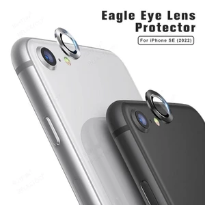 Dành Cho iPhone SE 2022 2020 SE3 SE2 Ống Kính Máy Ảnh Kim Loại Vòng Bảo Vệ Cho iPhone 7 8 An Toàn Hợp Kim Nhôm Bảo Vệ Nắp Bao Da