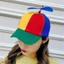 Mũ bóng chày IAPPORTUNIA, Mũ Snapback hình chuồn chuồn tre ngộ nghĩnh dành cho người lớn Cánh quạt máy bay trực thăng cầu vồng Phiêu lưu Mũ bố