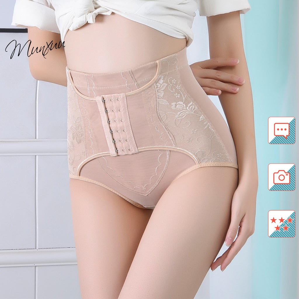 Quần lót cạp cao hỗ trợ nâng mông, thon gọn bụng có nấc cài điều chỉnh, chất liệu Microfiber cao cấp – MUNXUU GB08 spe