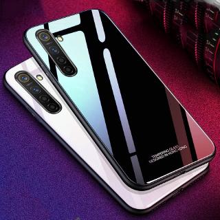 Ốp lưng silicone tráng kính cường lực cho For Realme 6 Pro X50 For Realme 5i 5S