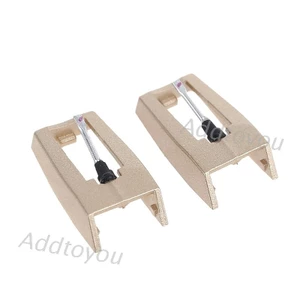 2 Chiếc LP Bàn Xoay Máy Hát Kim Cương Stylus Kim Cho Máy Nghe Nhạc Ghi Âm Vàng