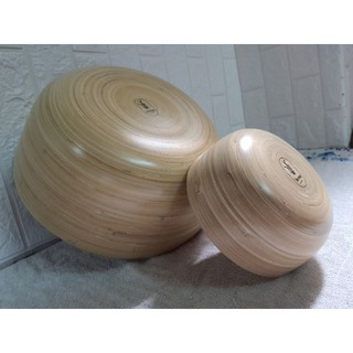 Chậu ngâm chân + Bát ngâm tay bằng tre dành cho spa và tiệm nail.Rộng 35cm sâu 14cm.