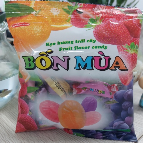 Ảnh Combo 3 Kẹo Cứng Trái Cây Bốn Mùa Bibica 70g 1