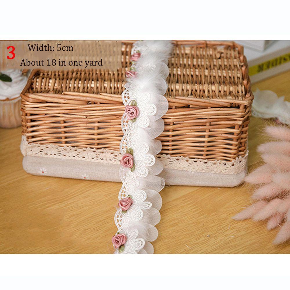 ODAKA Chất liệu may Bộ nghệ thuật Trang trí vải Đính cườm Ruy băng ren đính cườm