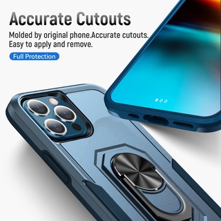 Dành Cho iphone 15 Pro Max / 16 Plus Ốp Lưng Có Chân Đế Nhẫn Lưng Cứng TPU Mềm Cạnh Chống Sốc Chống Rơi Vỏ Điện Thoại Bảo Vệ
