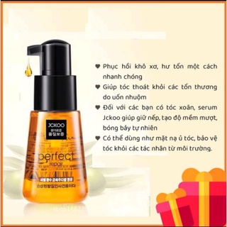 Tinh dầu dưỡng tóc uốn, khô xơ, tóc nhuộm Jckoo giúp giữ nếp, tạo nếp tóc mềm mượt, phục hồi hư tổn