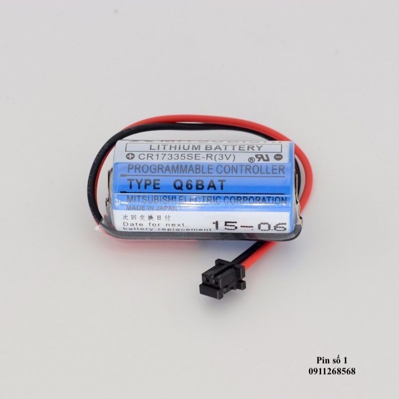 Pin nuôi nguồn PLC Lithium Q6BAT CR17335 Mitsubishi 3V | Shopee Việt Nam