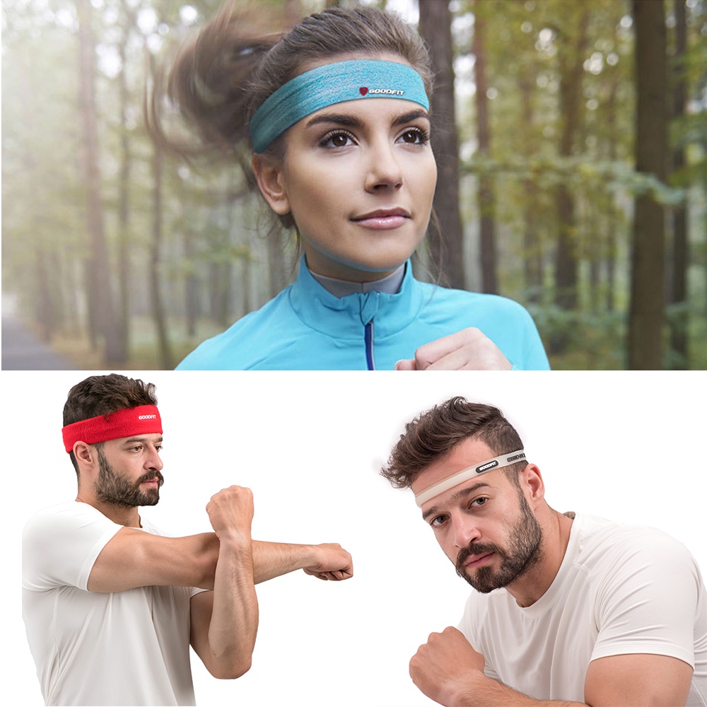 Mô tả Băng đô thể thao headband goodfit co giãn 4 chiều, thấm hút mồ hôi - 8