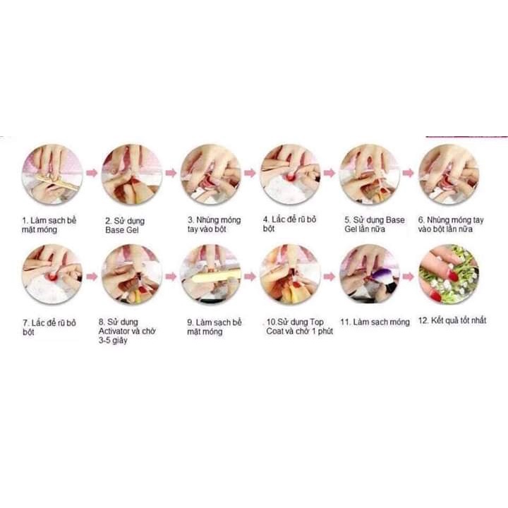 [Giá tốt] Bột nhúng liên kết KDS 1234 chai 15ml chính hãng giúp bột bám chắc, đều màu, bền đẹp