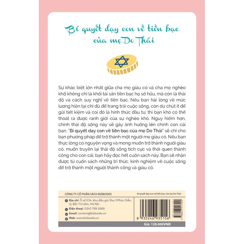 Sách - Bí Quyết Dạy Con Về Tiền Bạc Của Mẹ Do Thái