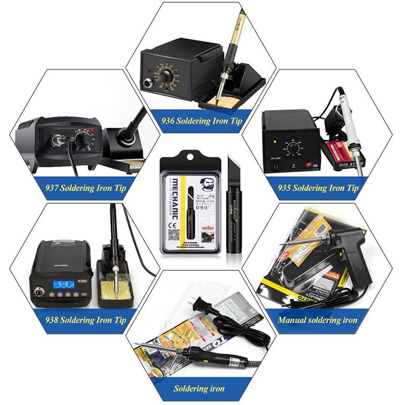 Mechanic 900M-T đầu sắt chống tĩnh điện, chống dính thiếc, dùng cho BGA sửa chữa