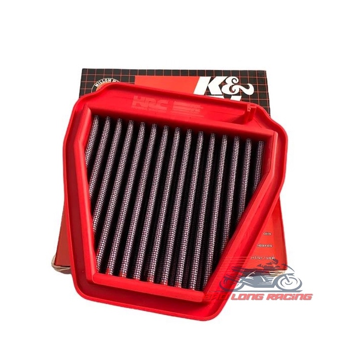 lọc gió K&N thép không rỉ size zin dành cho xe exciter 150 , exciter 135, winner,..