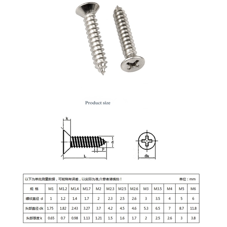 M4 / M5 / M6 / M8 Vít răng thưa bắn gỗ, vít bắt tắc kê inox 304 đầu ...