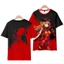 Anime Áo Thun EVA Evangelion Unsiex Top Cosplay Tay Ngắn Dáng Rộng Thời Trang Áo Thun Plus Kích Thước